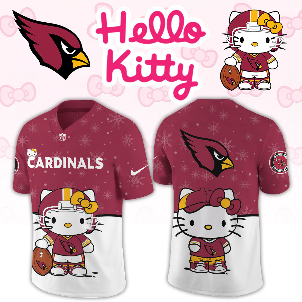 Arizona Cardinals Hello Kitty Limited New Football Jersey PBG45AG