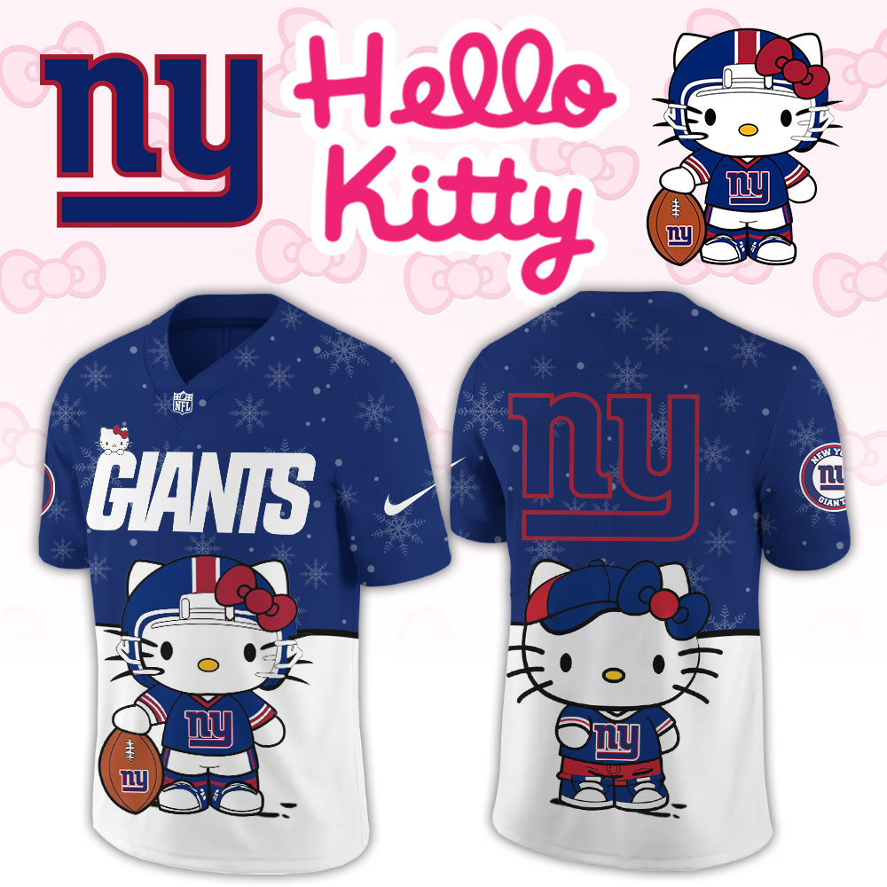 New York Giants Hello Kitty Limited New Football Jersey PB2OBSN