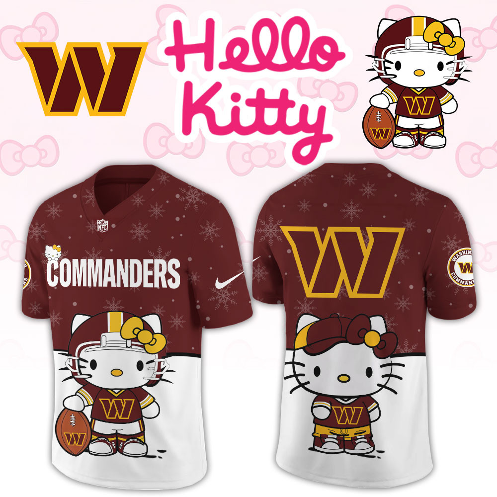 Washington Commanders Hello Kitty Limited New Football Jersey PBK8Y6T