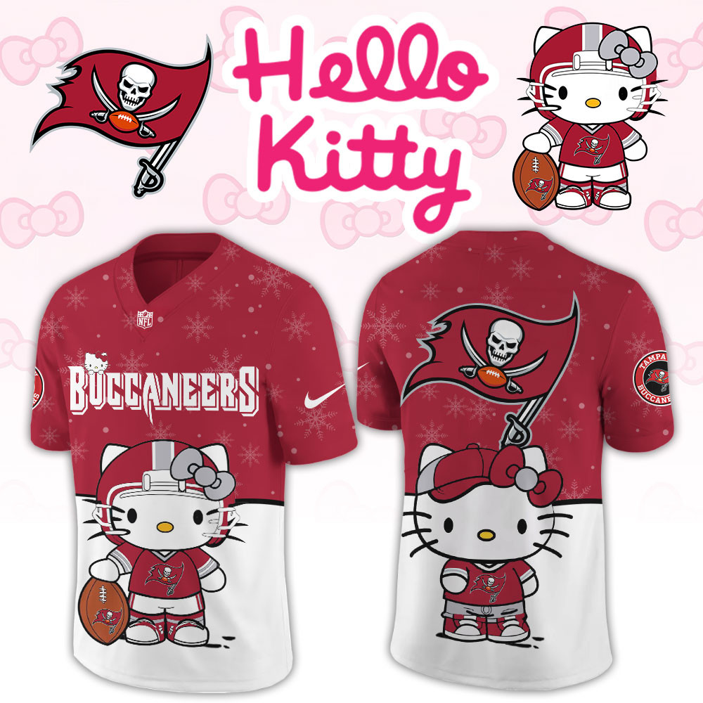 Tampa Bay Buccaneers Hello Kitty Limited New Football Jersey PB6VUHD