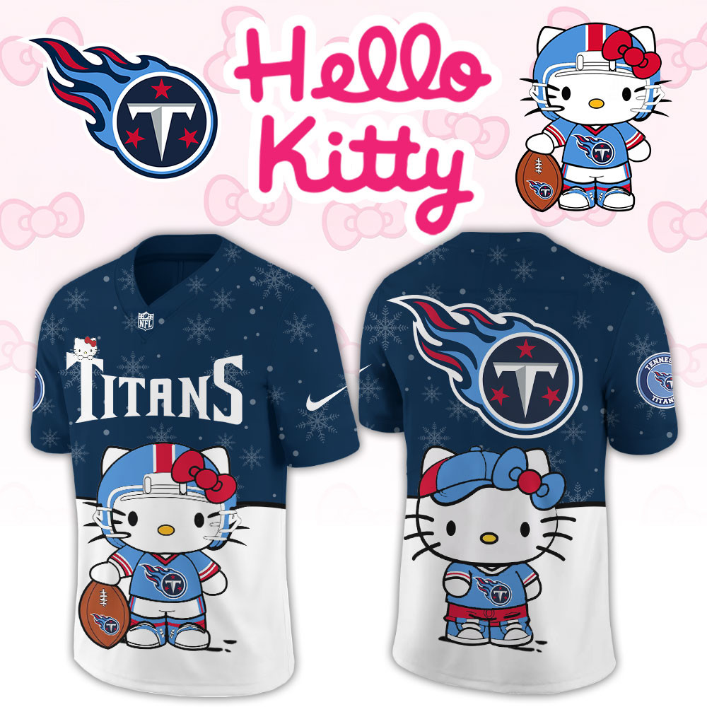 Tennessee Titans Hello Kitty Limited New Football Jersey PB0Z380