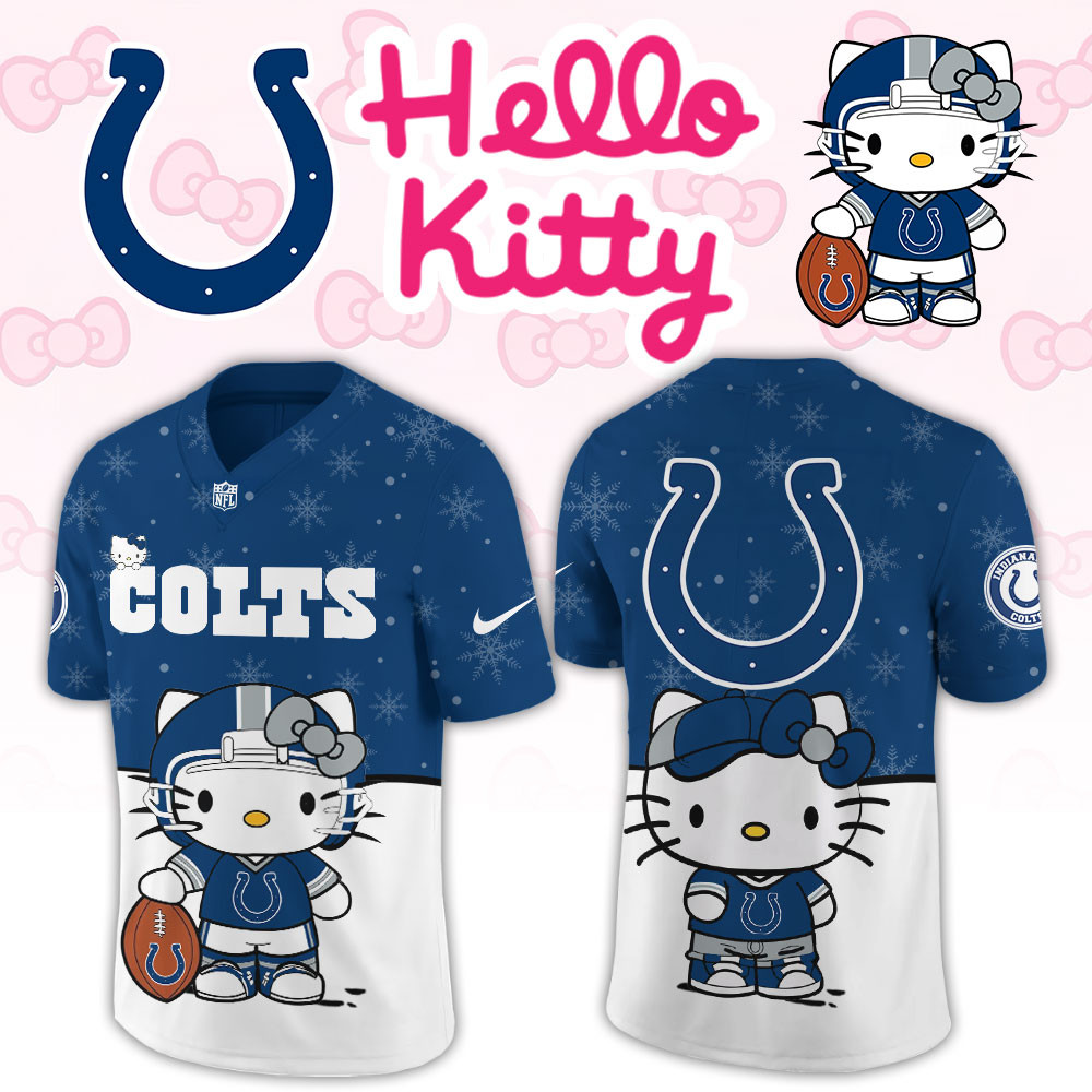 Indianapolis Colts Hello Kitty Limited New Football Jersey PB6ZIMJ