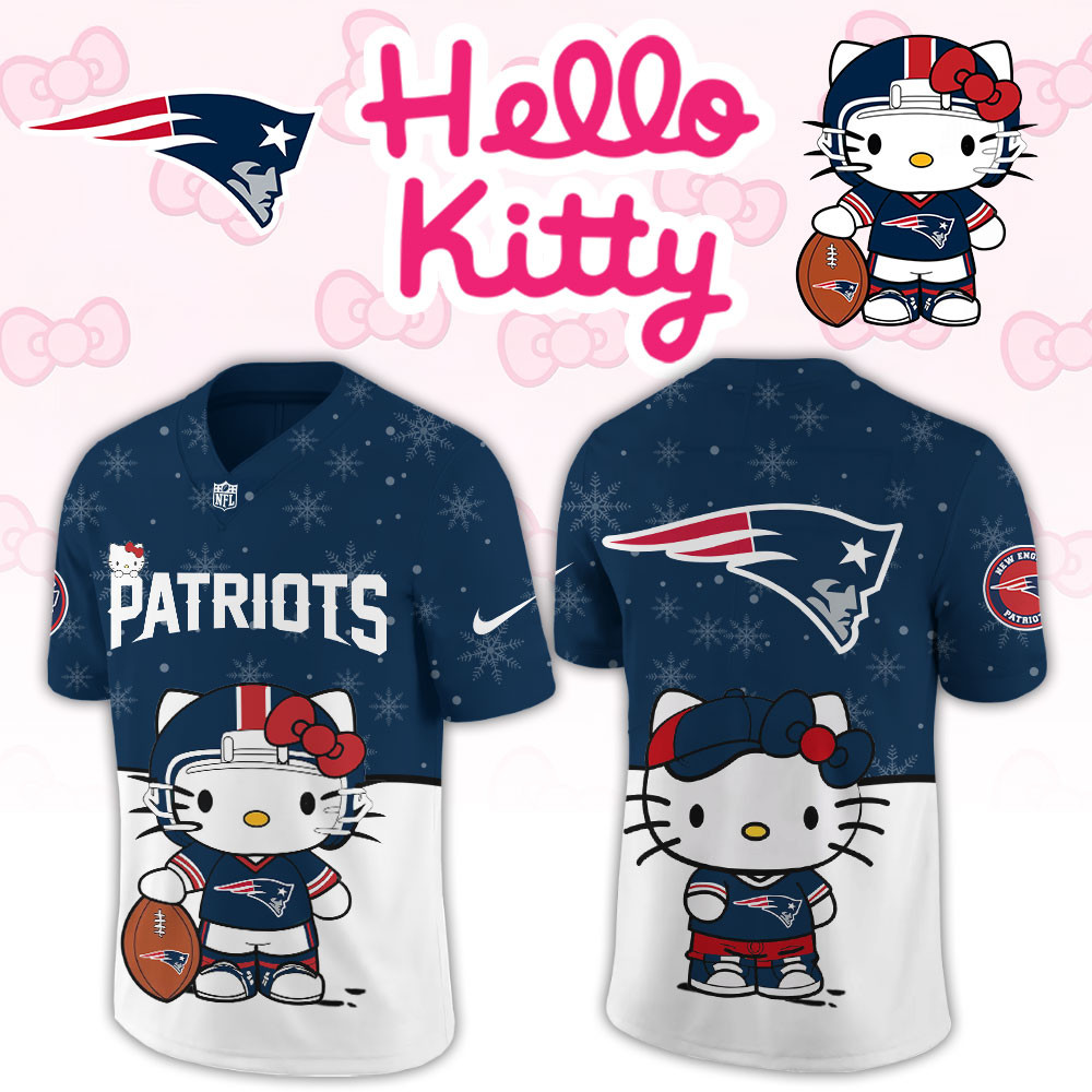 New England Patriots Hello Kitty Limited New Football Jersey PBUYGK6