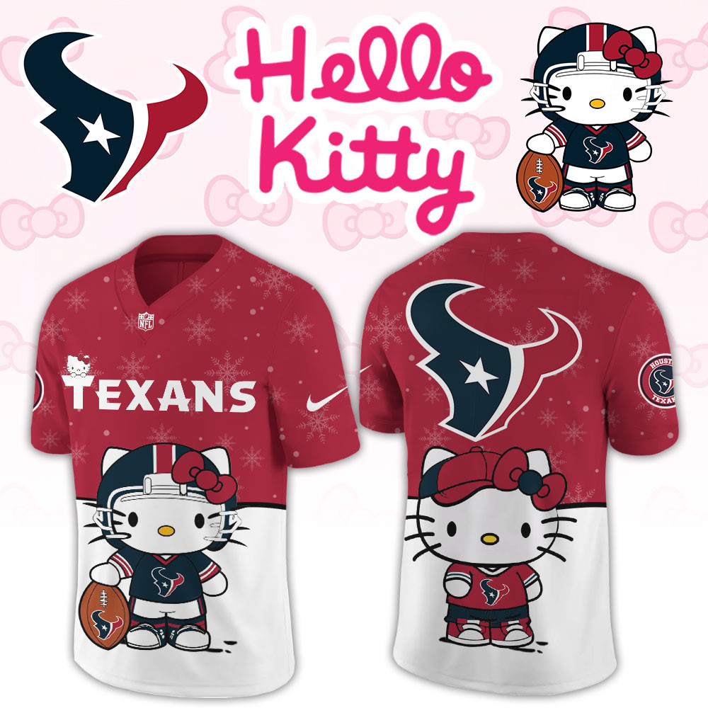 Houston Texans Hello Kitty Limited New Football Jersey PB09A7C