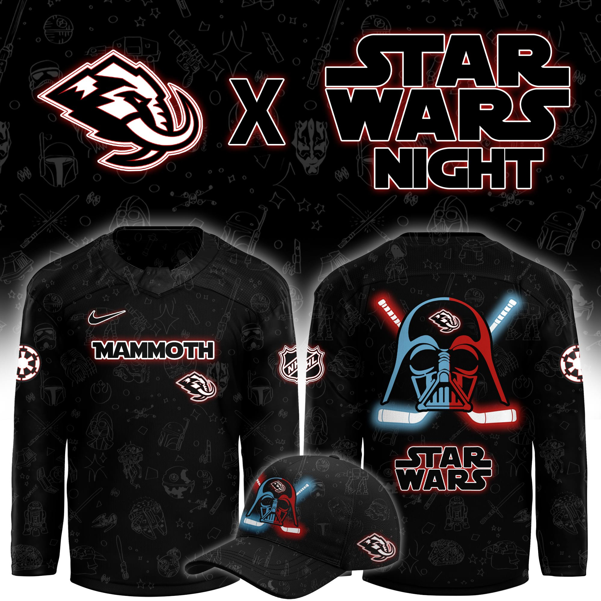 Utah Mammoth x Star Wars Limited Hockey Jersey PBFQ3UH