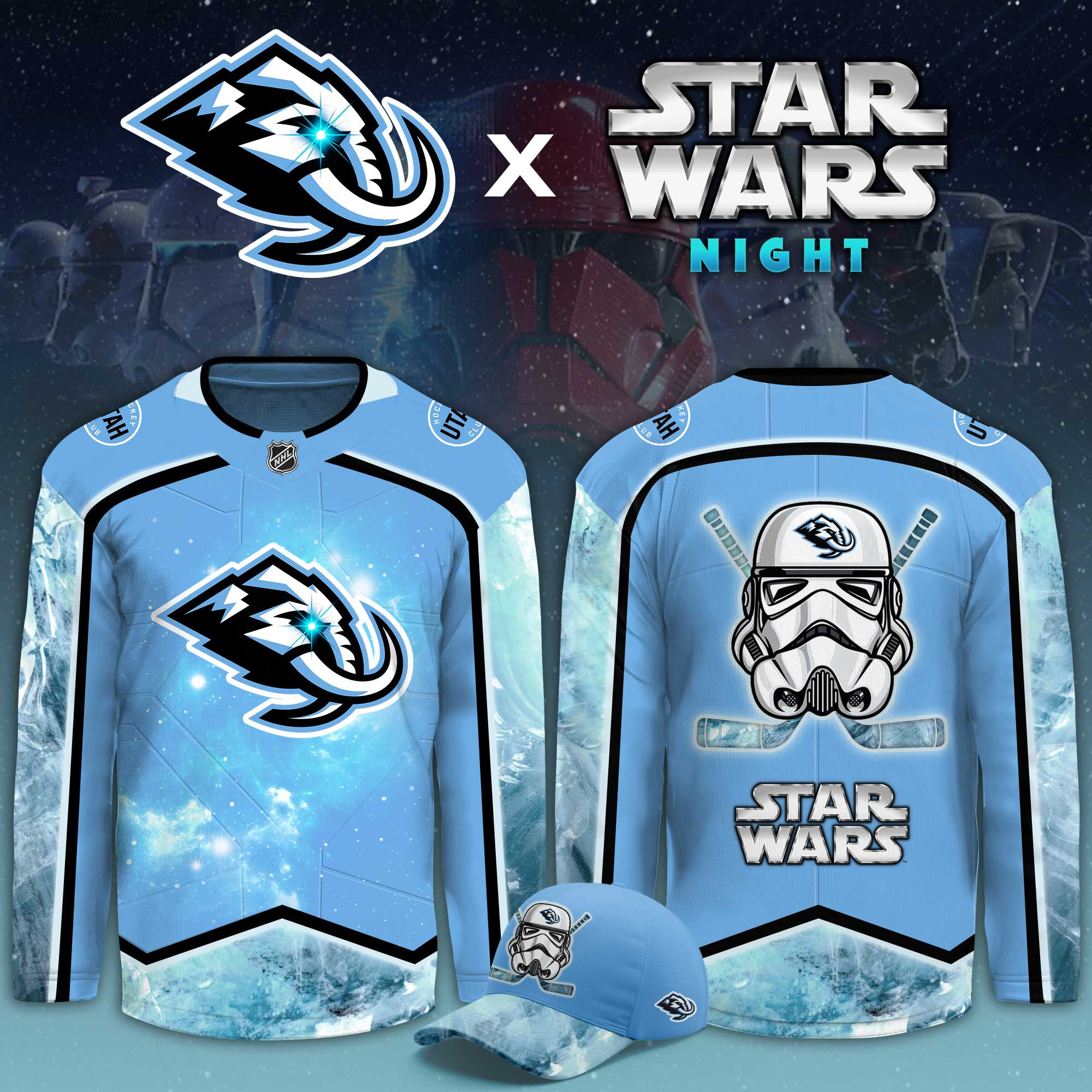 Utah Mammoth Star Wars Night Limited Hockey Jersey PBDPY44