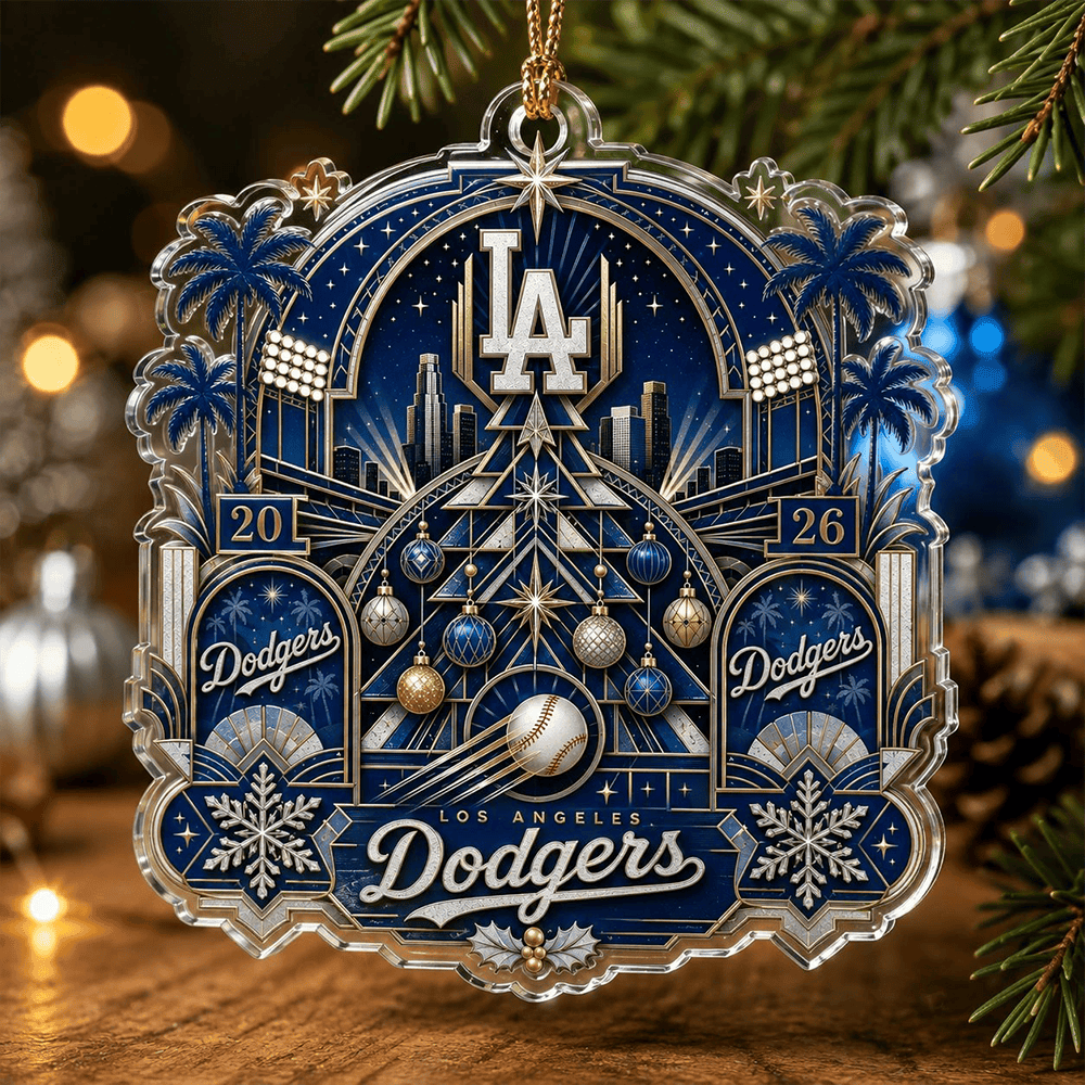 Los Angeles Dodgers Christmas Ornament PB8BPZ8
