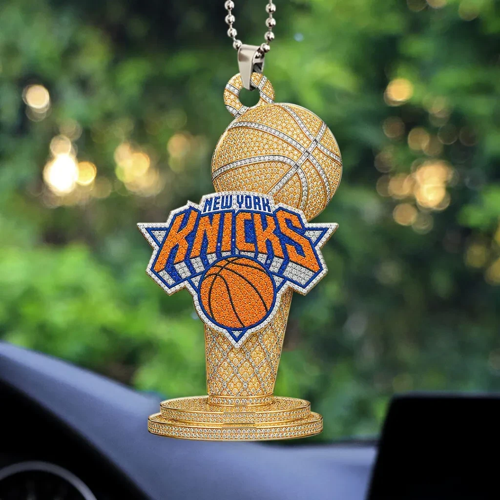 New York Knicks 2026 Basketball Finals Champions Car Ornament PBMSDIW