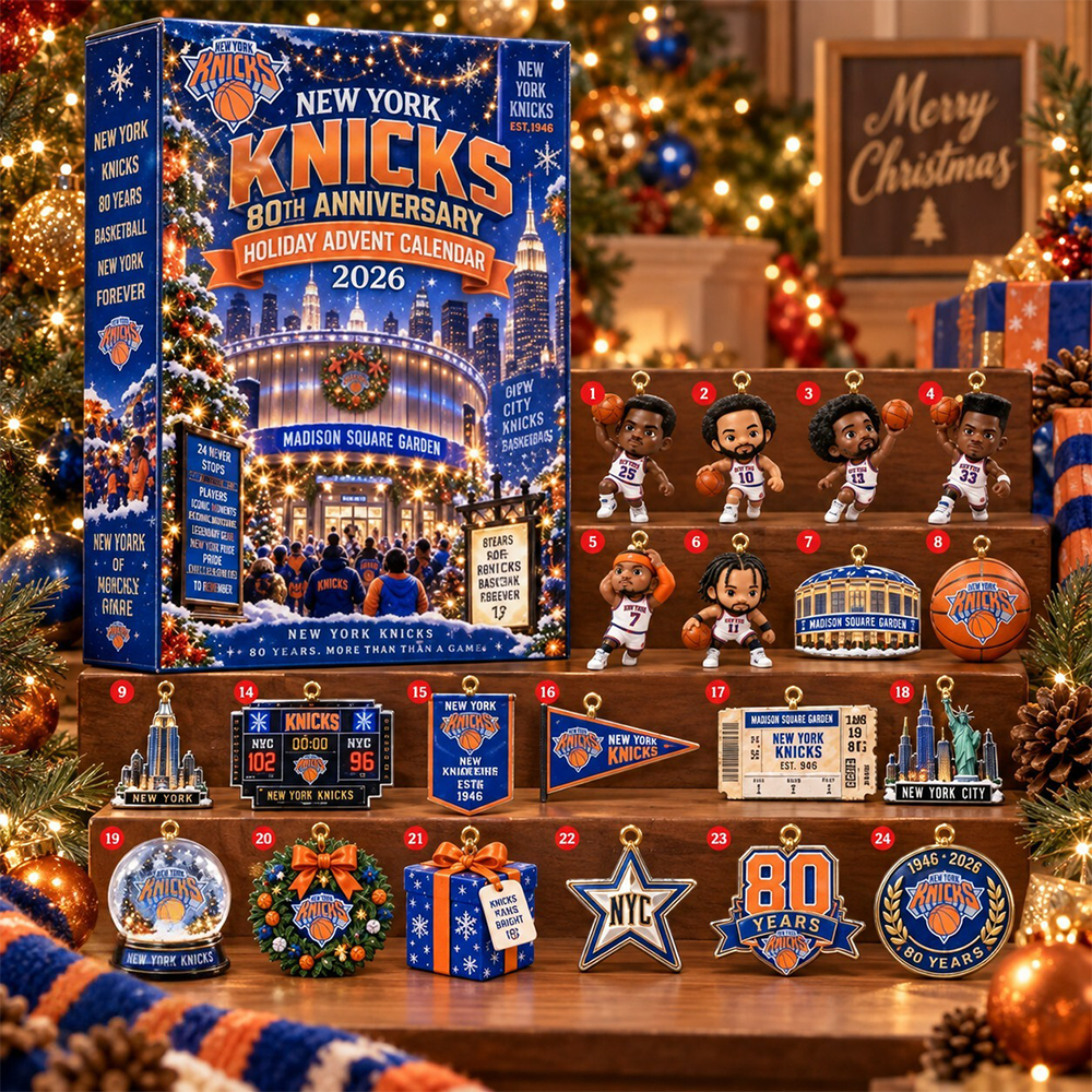 New York Knicks 80th Anniversary Advent Calendar PBYVMLZ