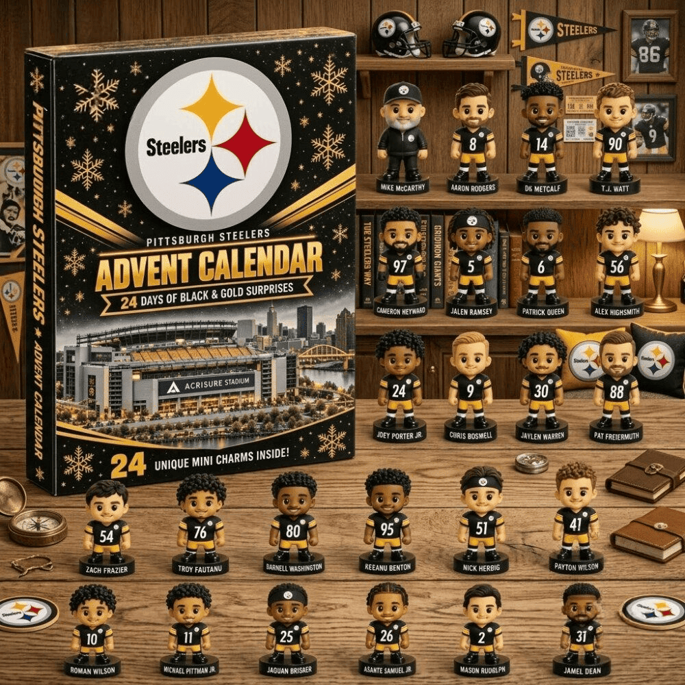Pittsburgh Steelers Christmas Advent Calendar PBZJE8P