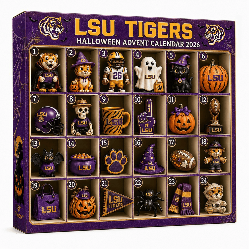 LSU Tigers Halloween Advent Calendar PBQ556X