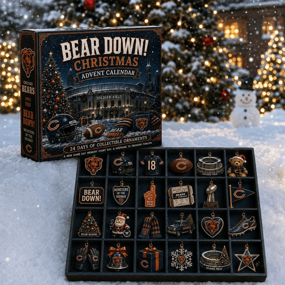 Chicago Bears Christmas Advent Calendar PB6QZ08