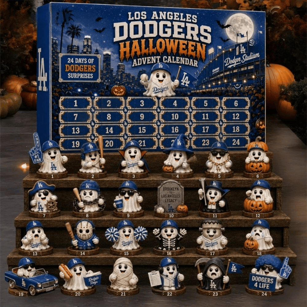 Los Angeles Dodgers Halloween Advent Calendar PB30EA8