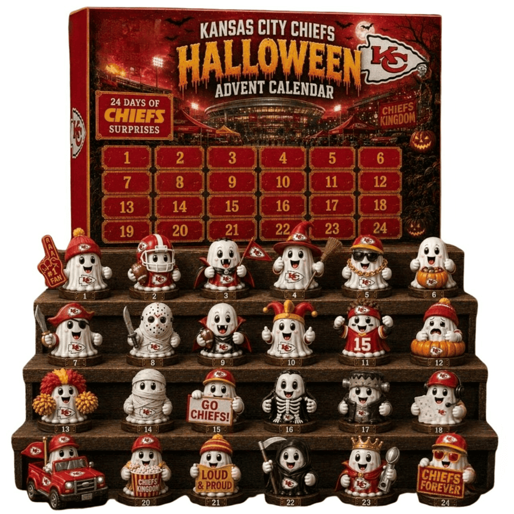 Kansas City Chiefs Halloween Advent Calendar PB4OO2D