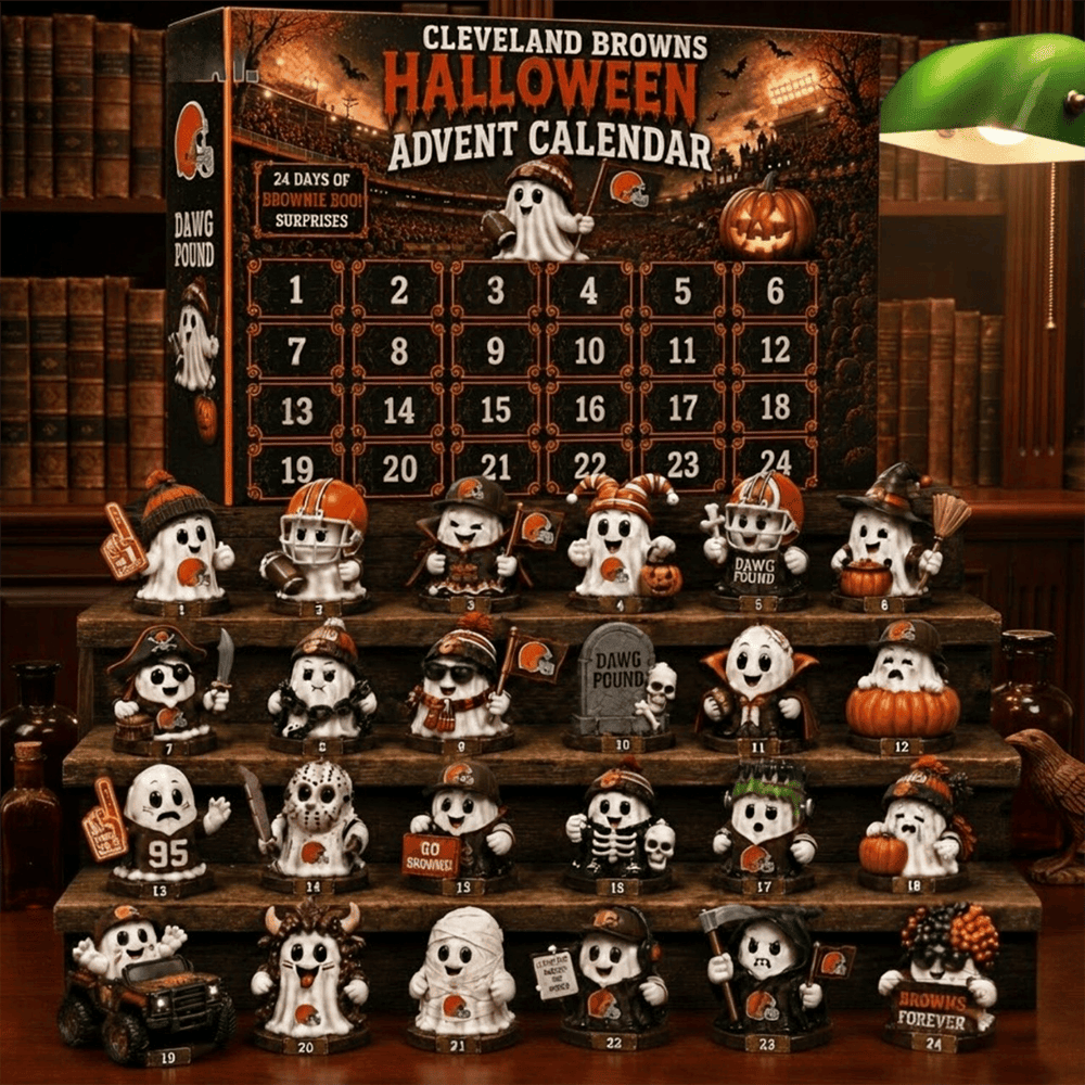 Cleveland Browns Halloween Advent Calendar PBCQ89E