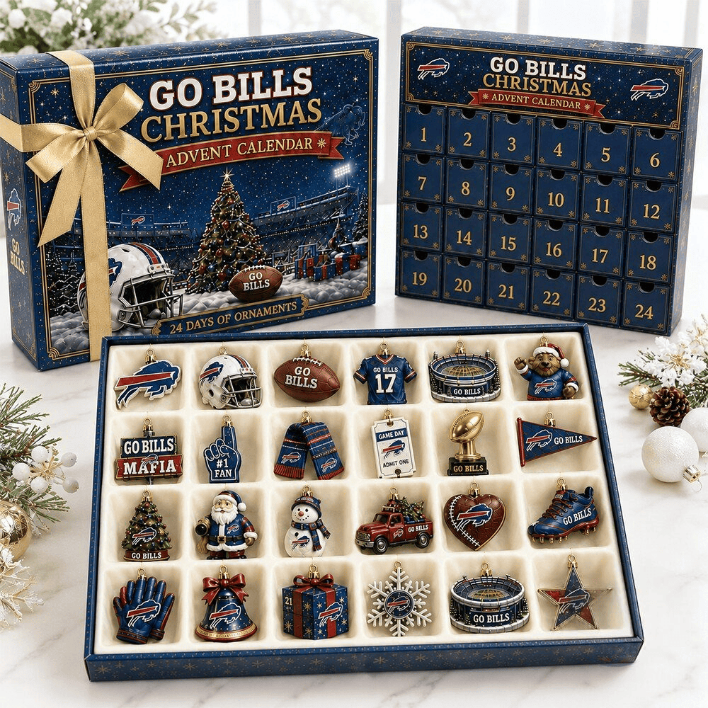 Buffalo Bills Christmas Advent Calendar PBM8ZGB