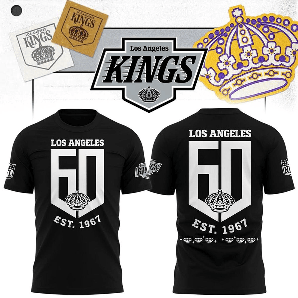 Los Angeles Kings 60th Anniversary Logo Shirt PBWZRAJ