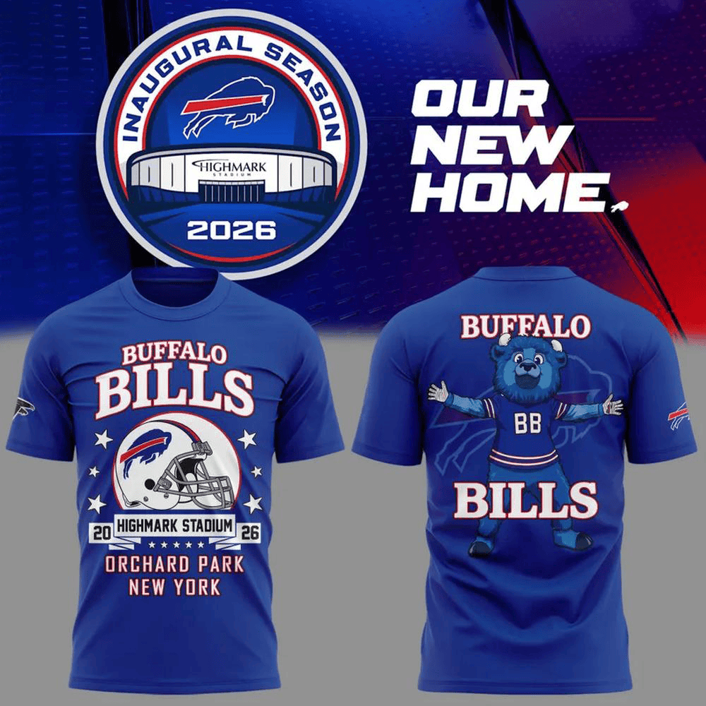 Buffalo Bills Highmark Stadium Inaugural Season Graphic Shirt PBB9HDV