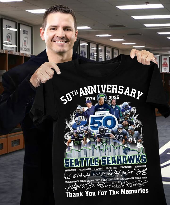 Seattle Seahawks 50th Anniversary T-Shirt PBGQX3G