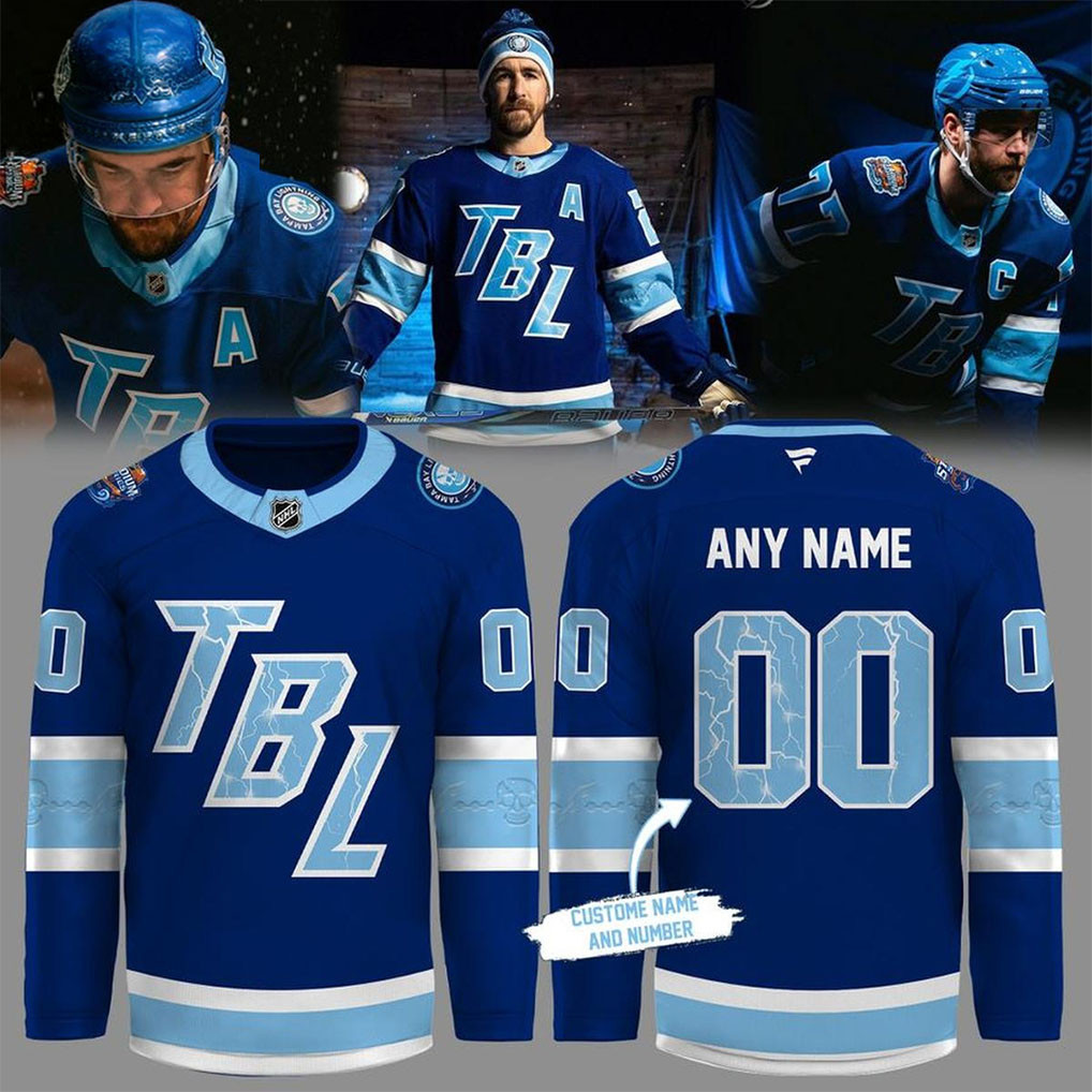 Personalized Tampa Bay Lightning 2026 Stadium Series Hockey Jersey PBUJ42W
