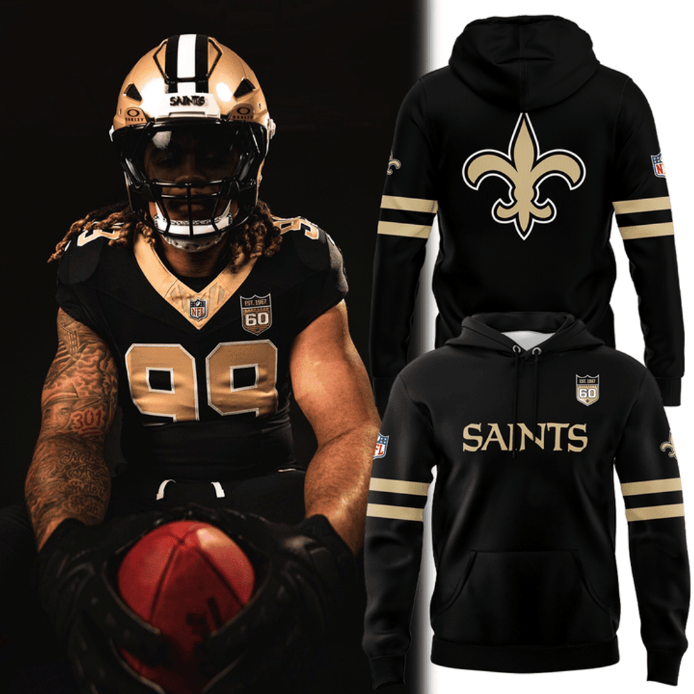 New Orleans Saints 60th Anniversary Hoodie PBG2VM4