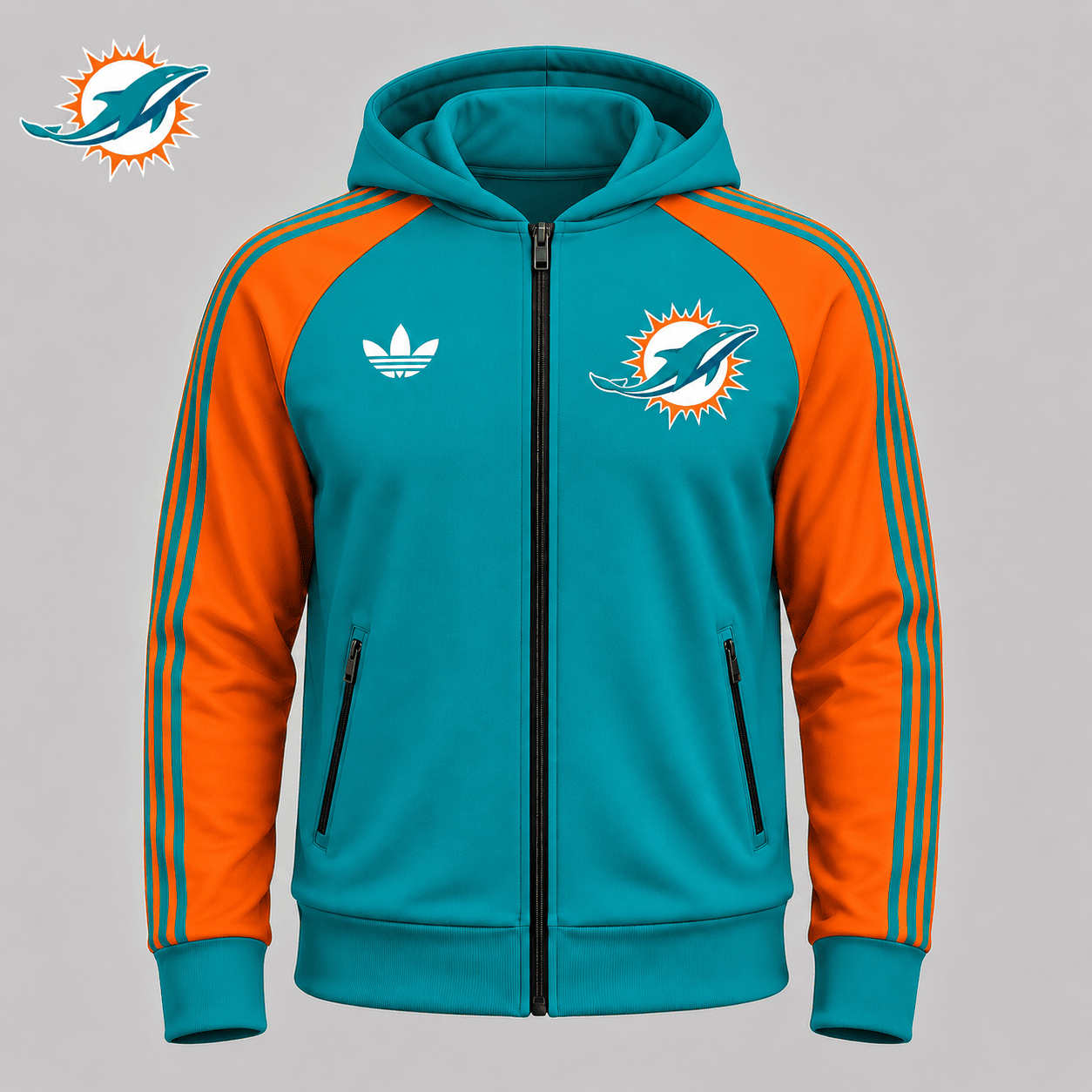Miami Dolphins | Premium NFL Game Day Full-Zip Jacket NY