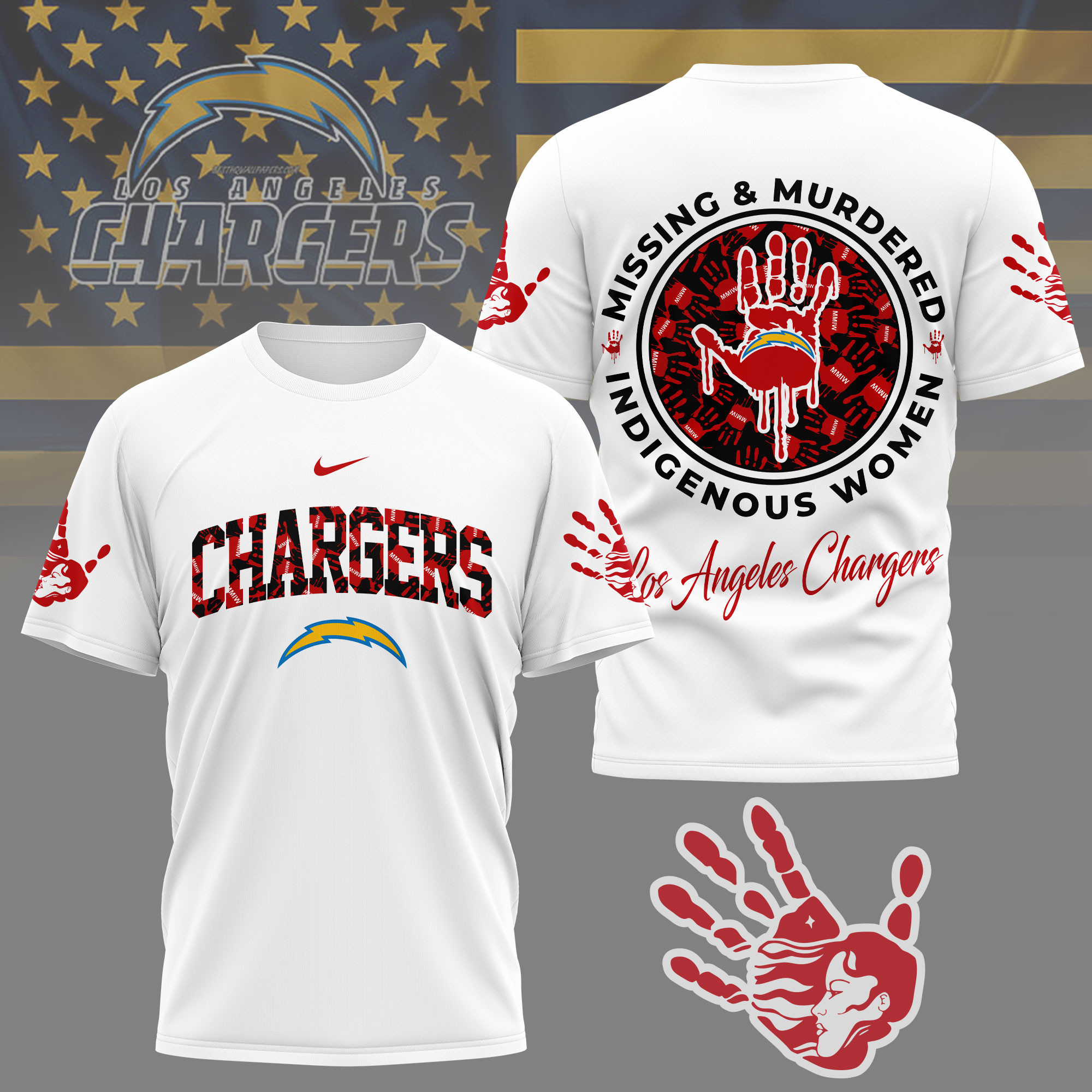 Los Angeles Chargers | Premium NFL MMIW Awareness Shirt NY