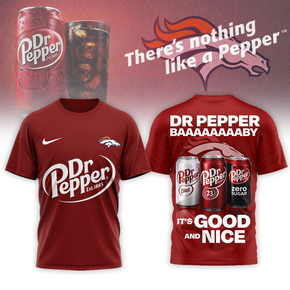 Denver Broncos | Premium NFL Dr Pepper 3D Shirt NP