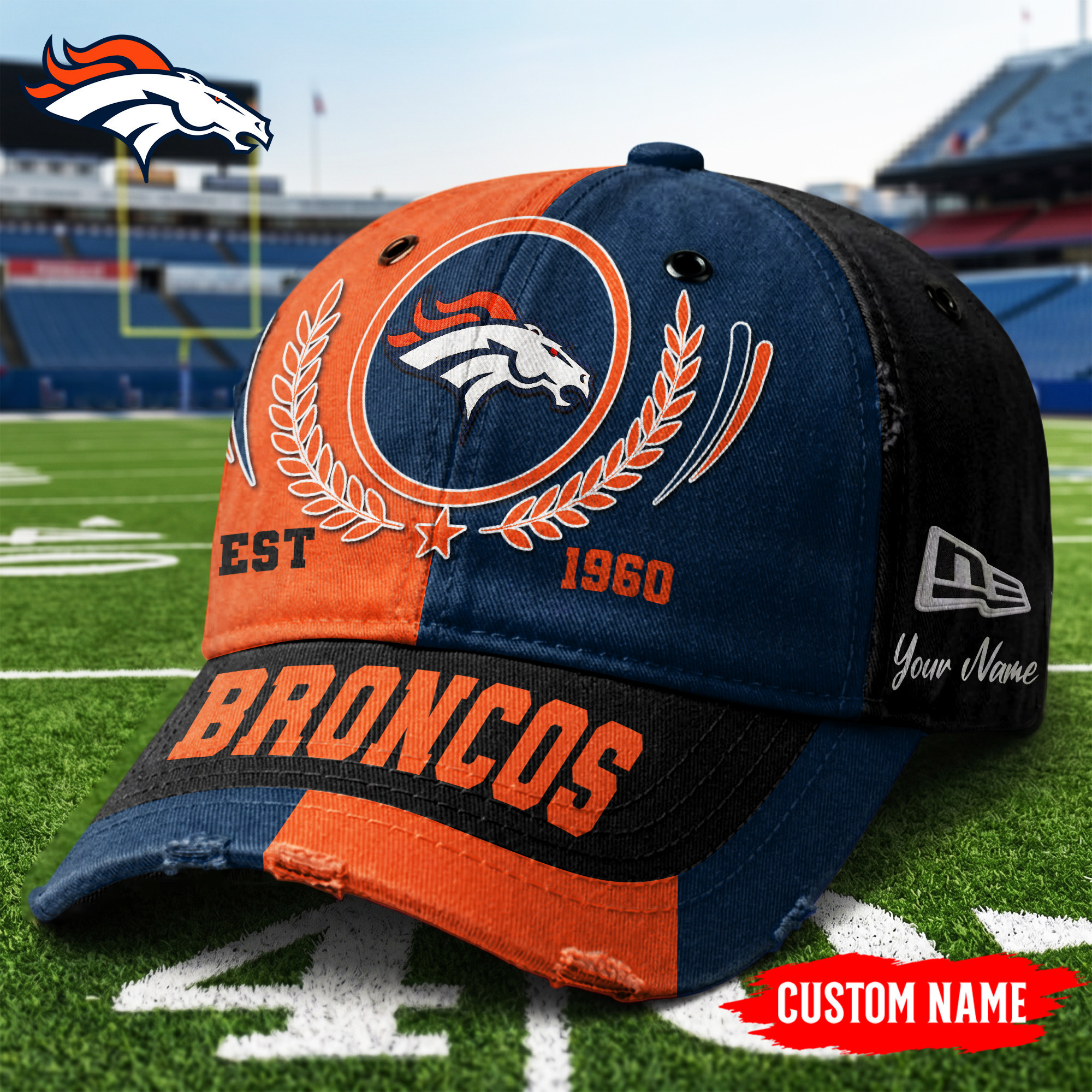 Denver Broncos | Premium NFL Split Color New Era Cap TD