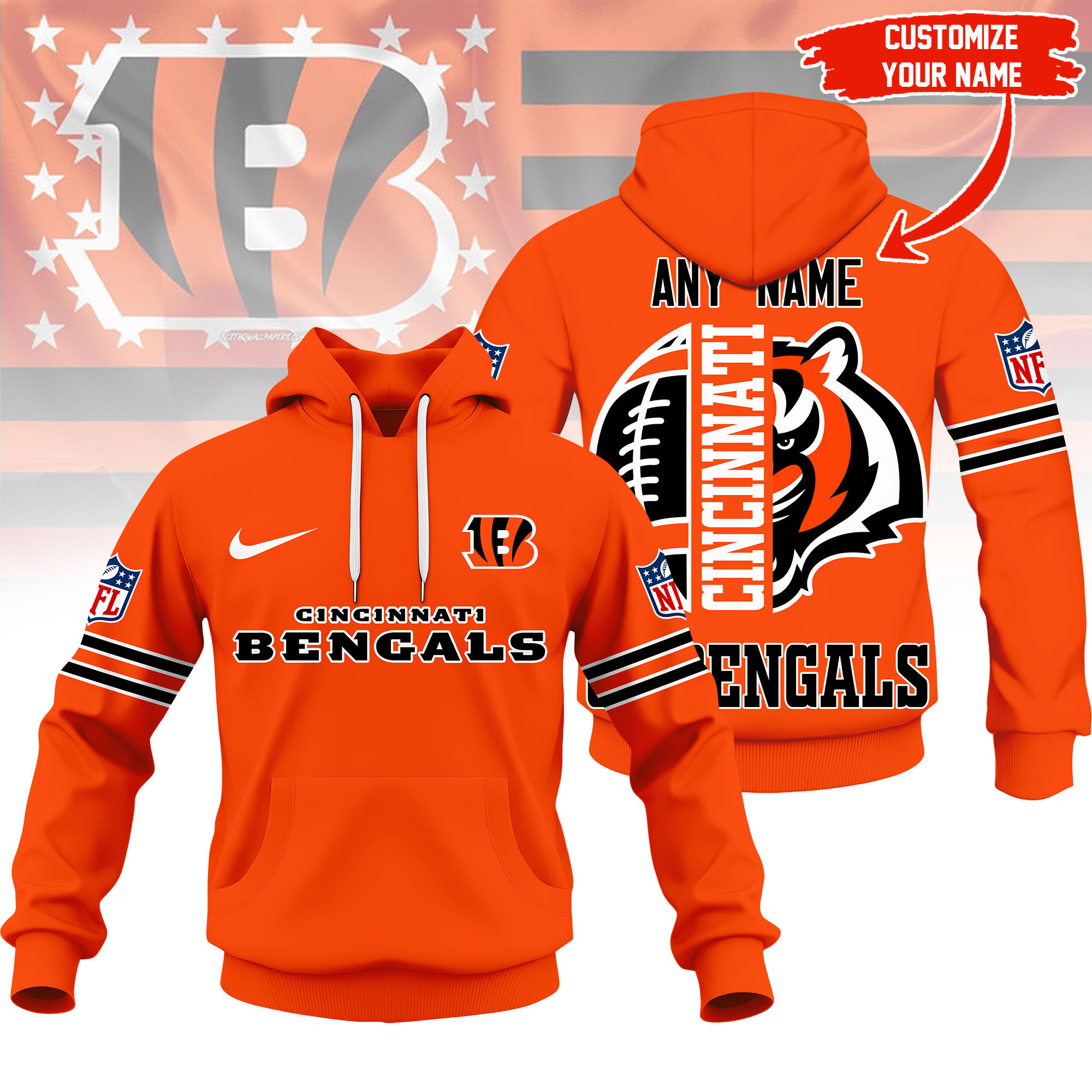 Cincinnati Bengals | Premium NFL Fan Hoodie NY