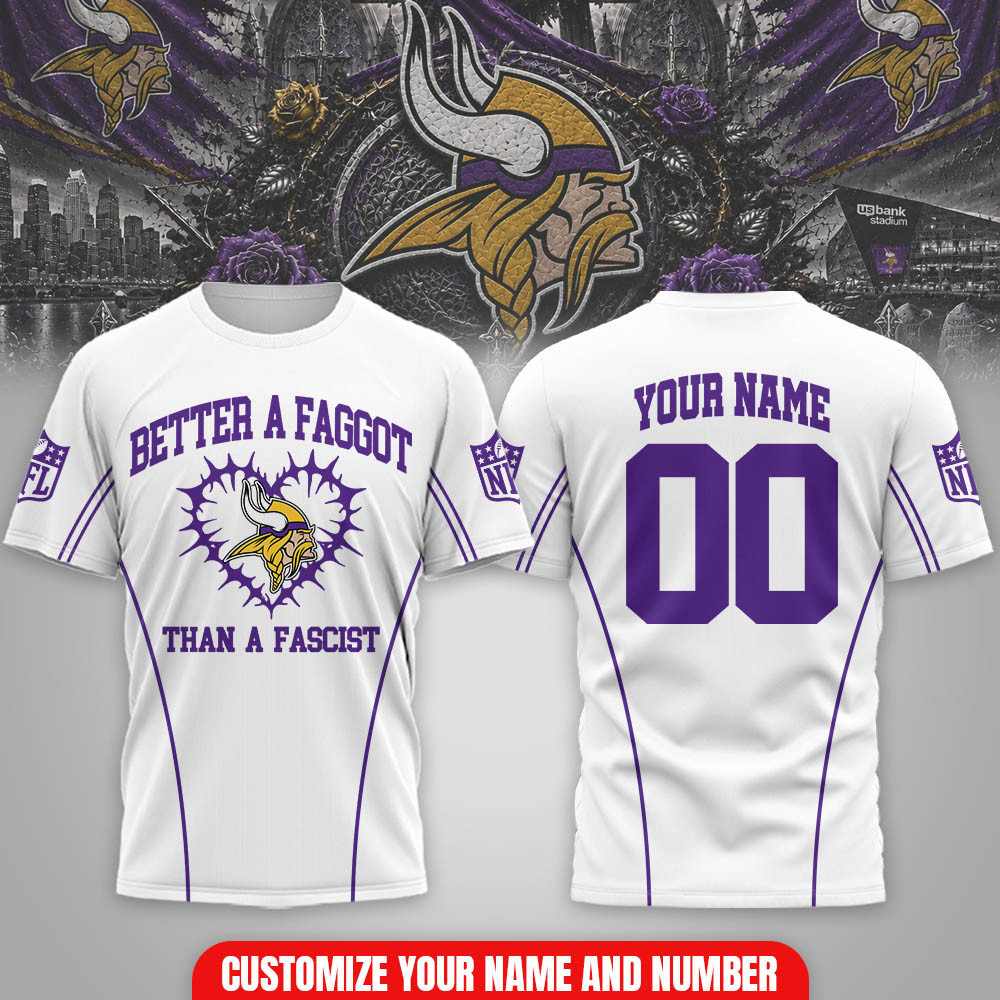 Minnesota Vikings | Premium NFL Love Wins Team 3D Shirt NTH1