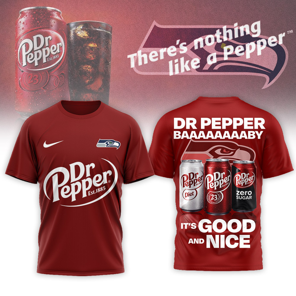 Seattle Seahawks | Premium NFL Dr Pepper 3D Shirt NP