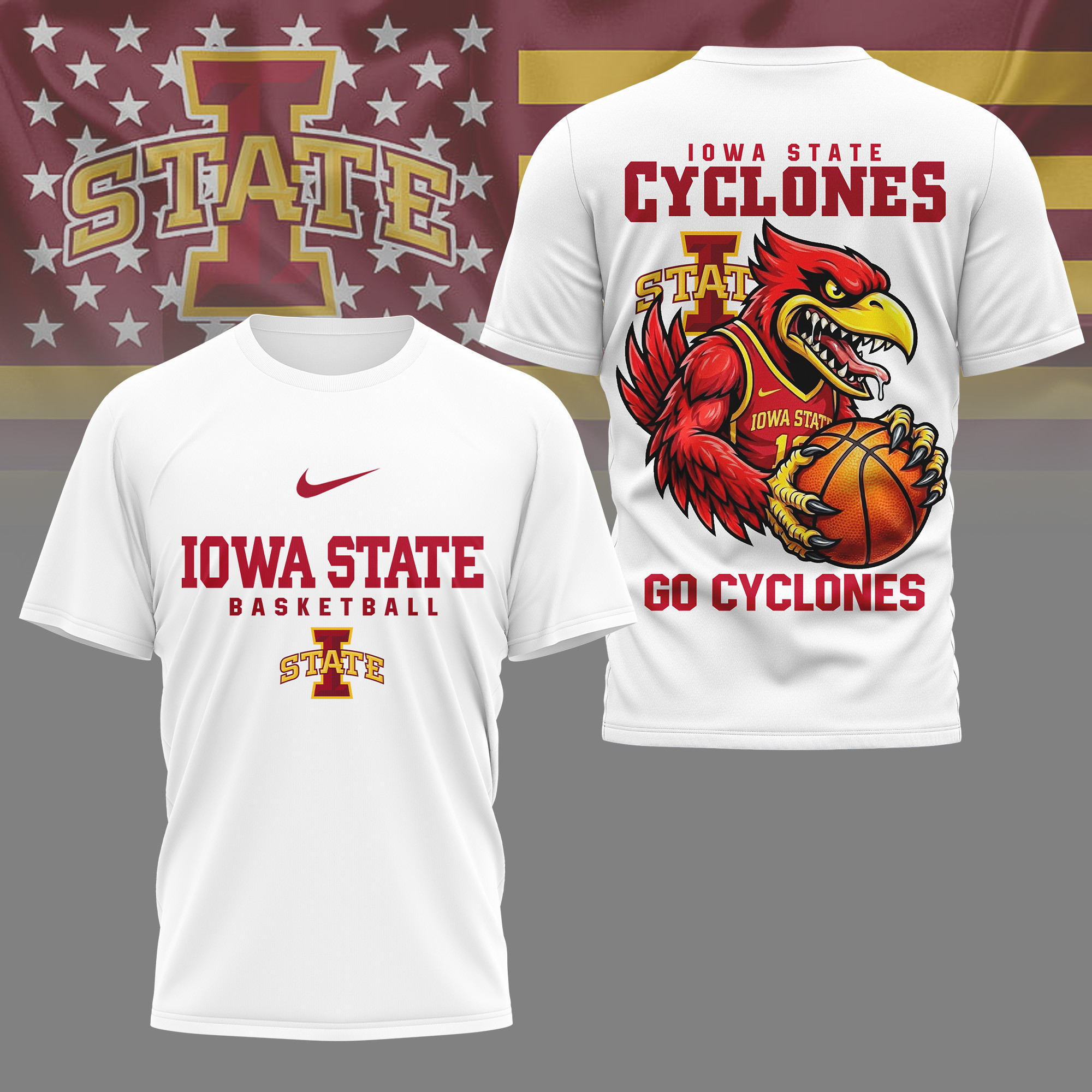 Iowa State Cyclones | Premium NCAA GameDay Basketball 3D Shirt NY