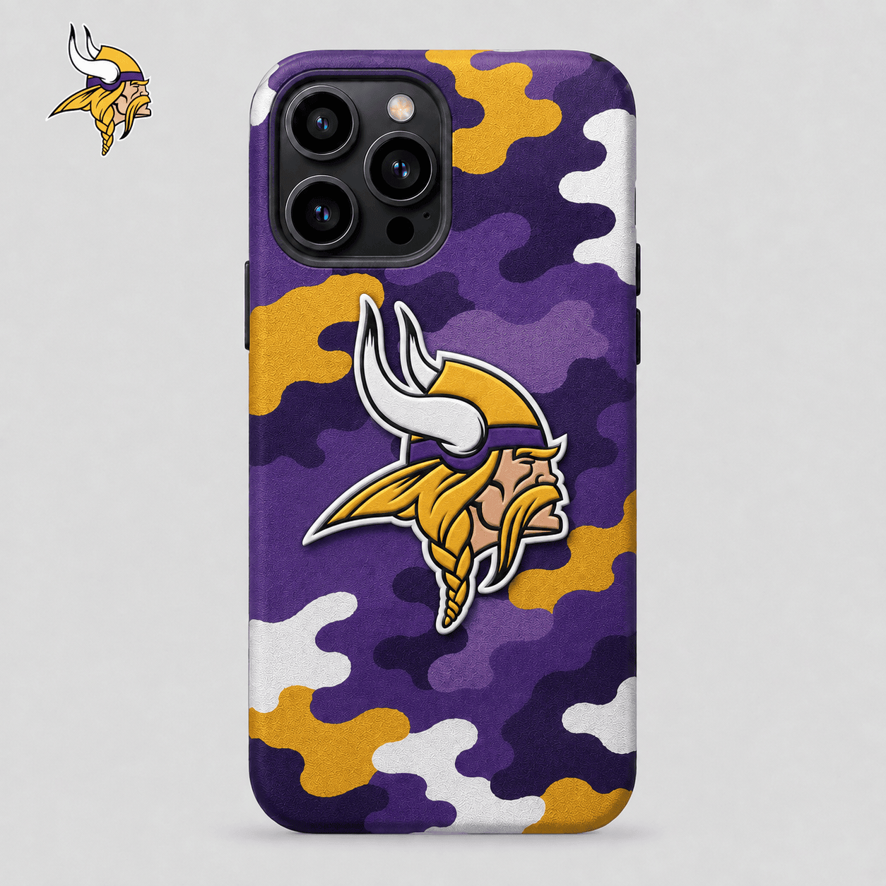 Minnesota Vikings| Premium NFL Camo Game Day Phone Case NY