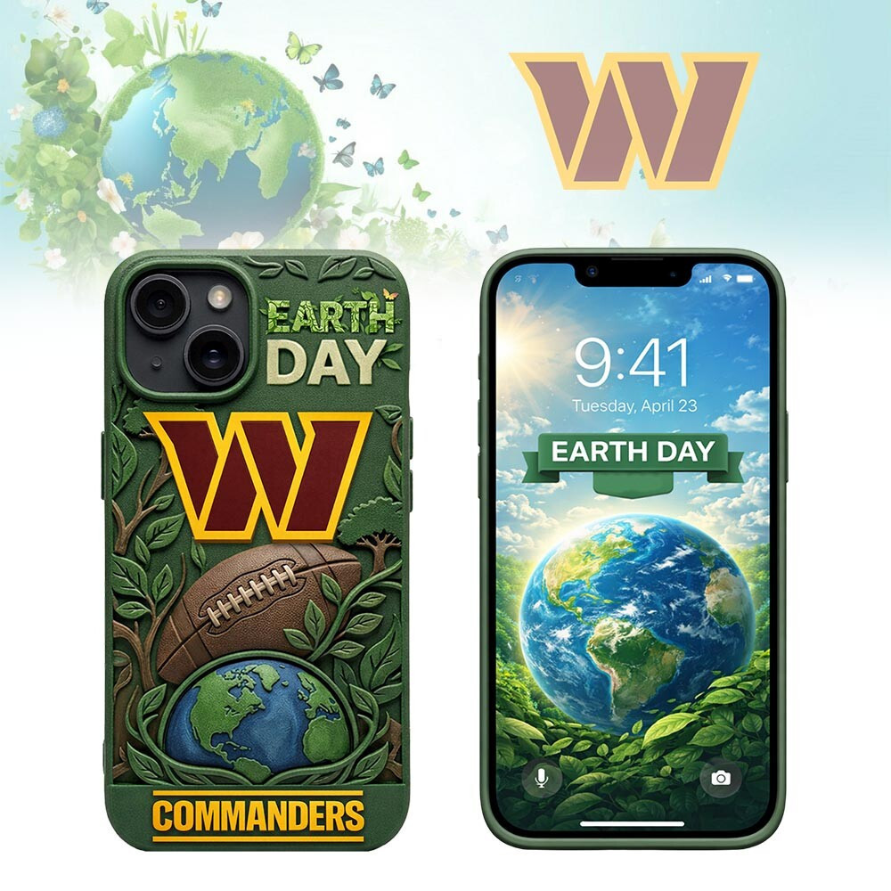 Washington Commanders | Premium NFL Earth Day Phonecase HY