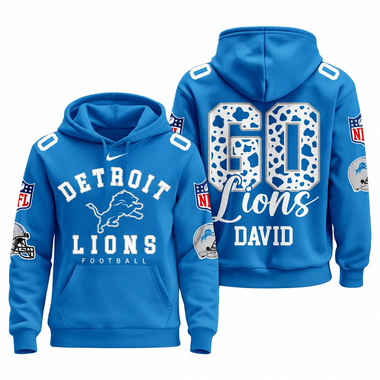 Detroit Lions | Premium NFL Custom Game Day Hoodie TD