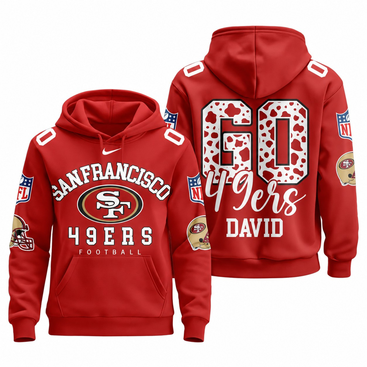 San Francisco 49ers | Premium NFL Custom Game Day Hoodie TD