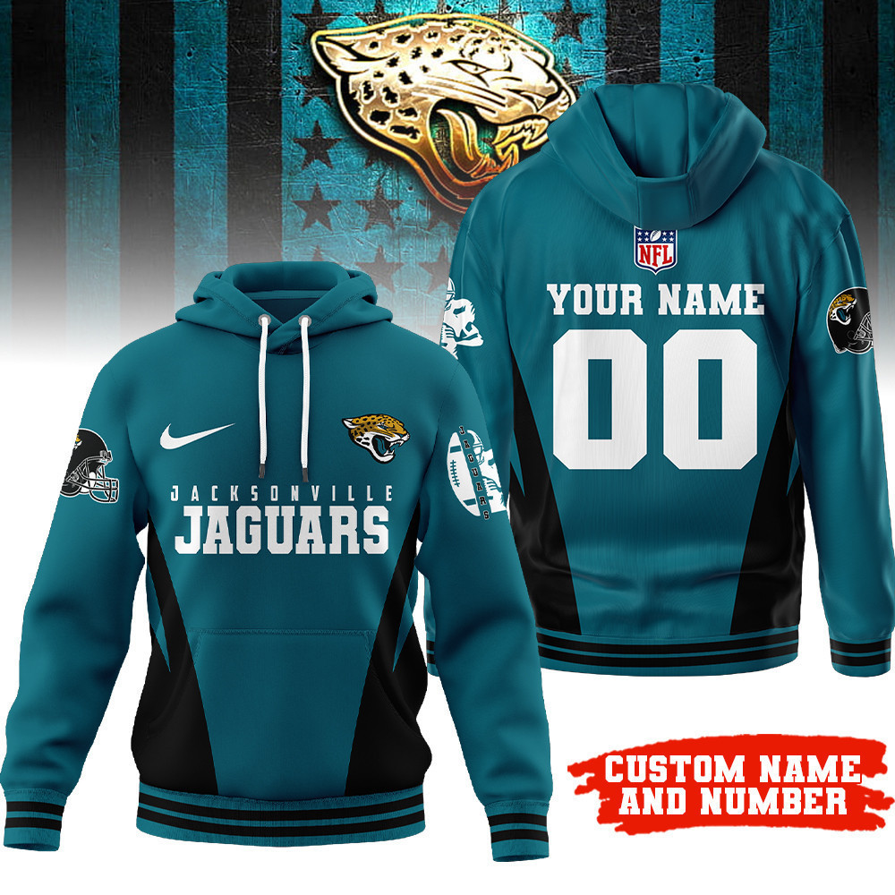 Jacksonville Jaguars | Premium NFL Personalized Fan Hoodie TD