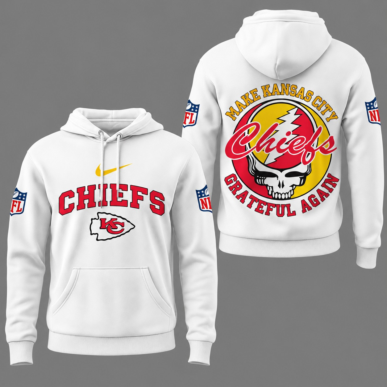 Kansas City Chiefs | Premium NFL Grateful Again Hoodie NY