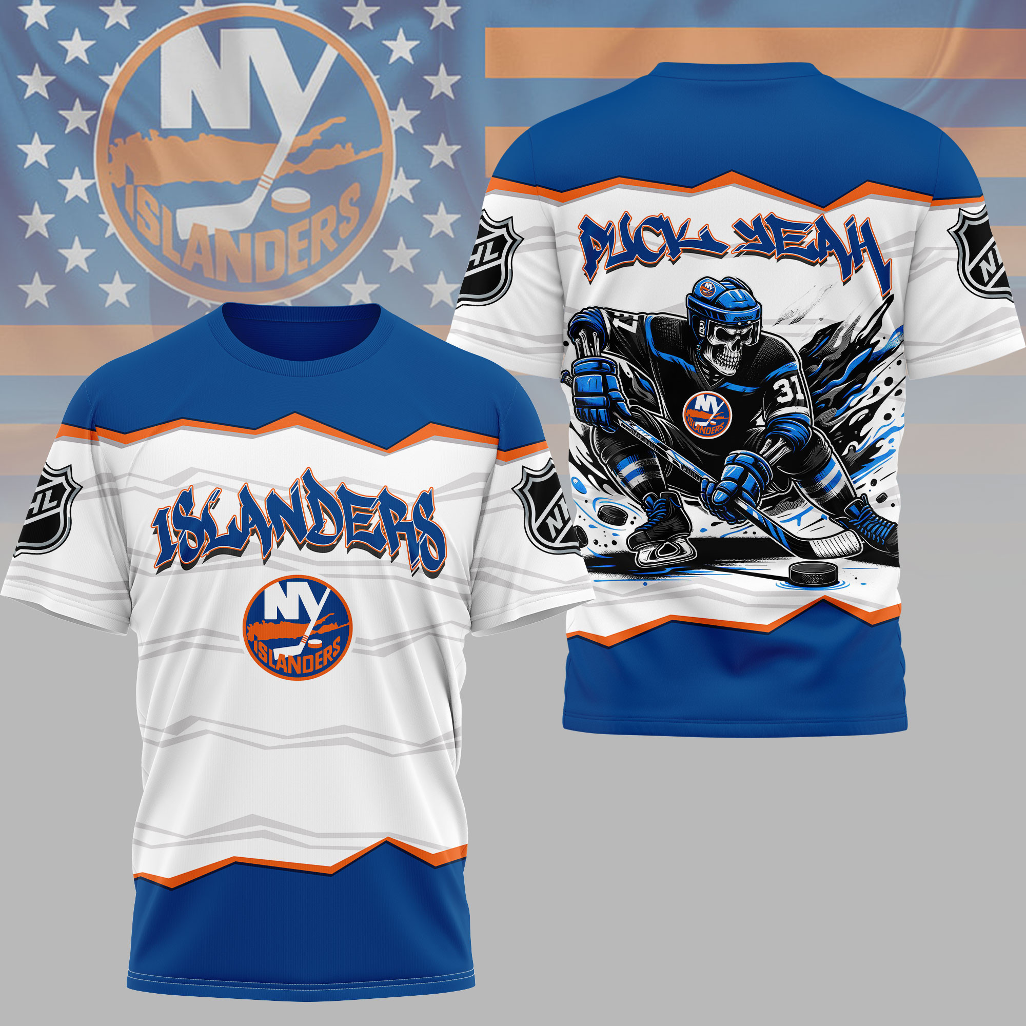 New York Islanders | Premium NHL Puck Yeah 3D Shirt HY