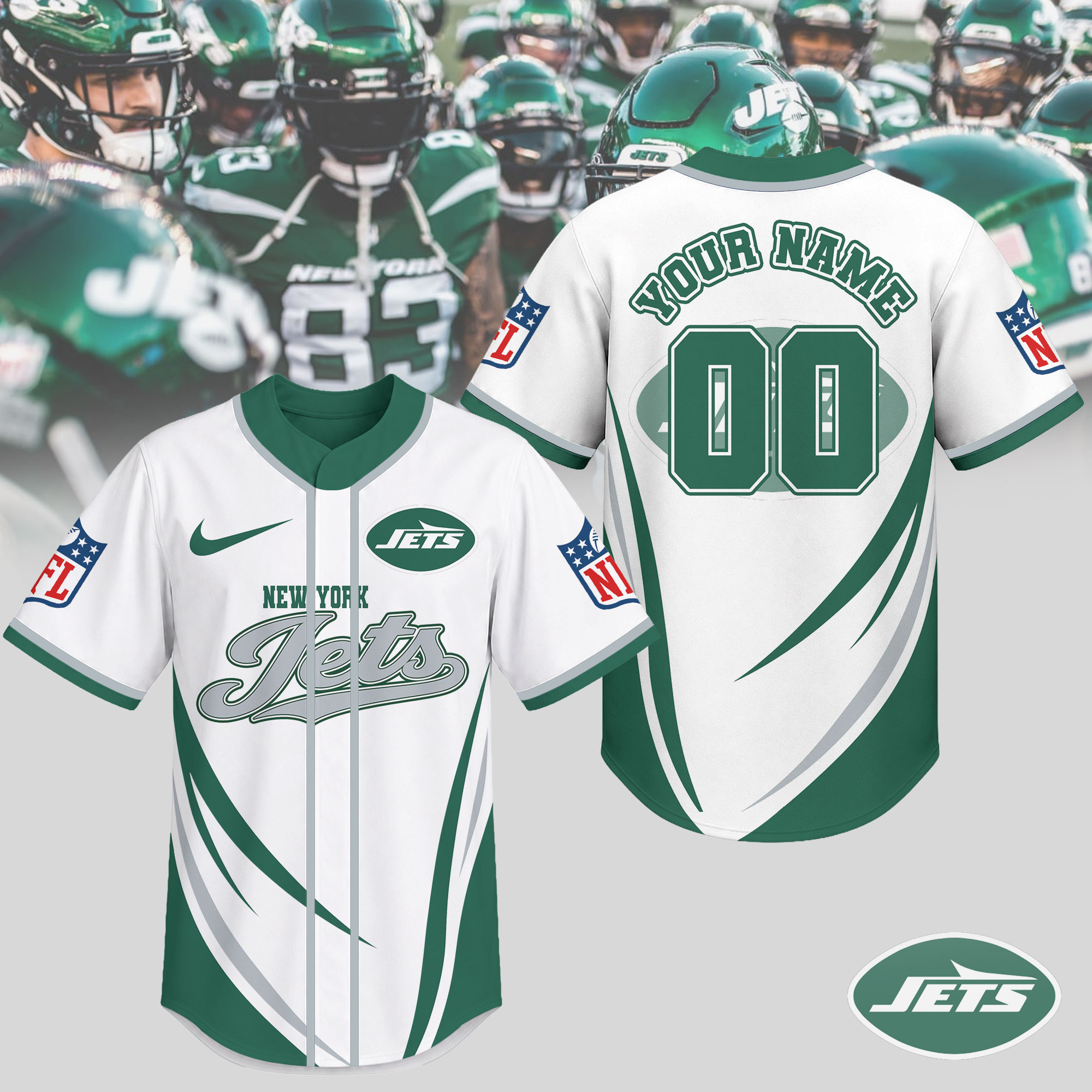 New York Jets | Premium NFL Game Day Ready Jersey NTH1