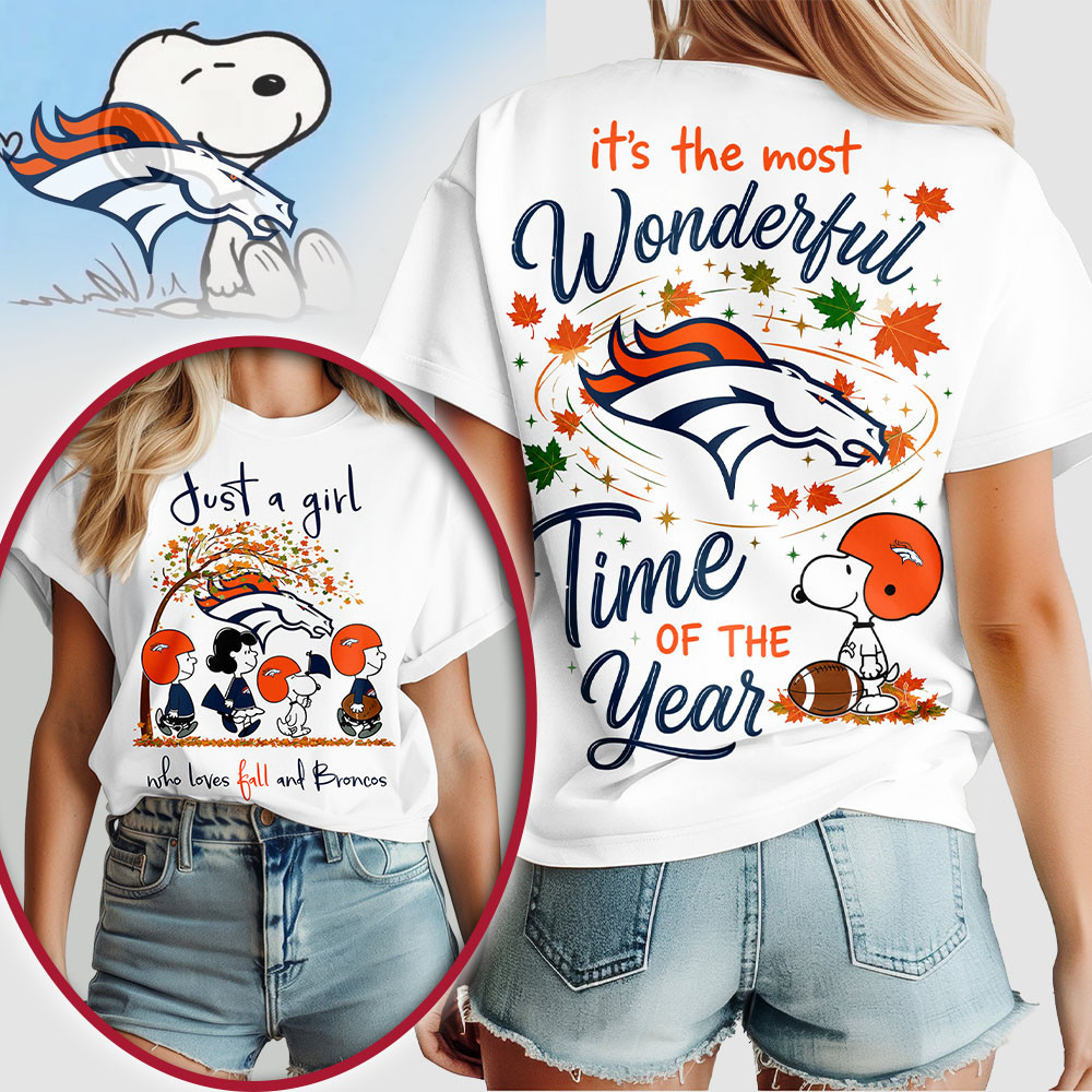 Denver Broncos | Premium NFL Fall Wonderful Time of the Year 3D Shirt NTH1