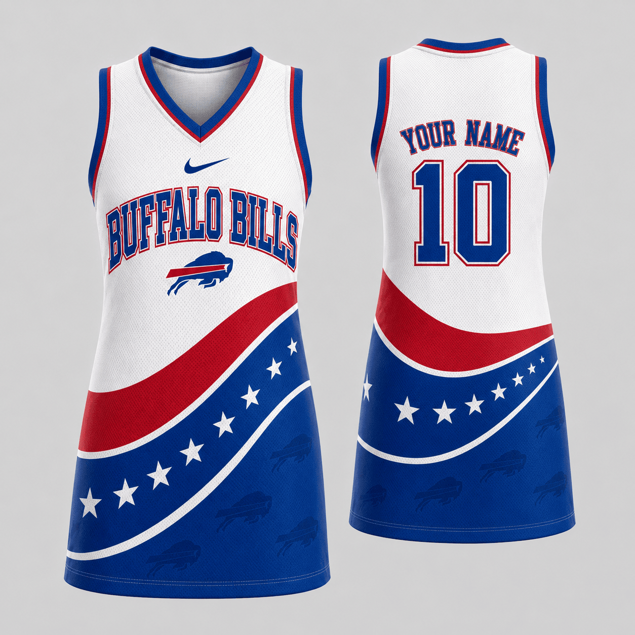 Buffalo Bills | Premium NFL Bold Team Pride Women Jersey Dress TD