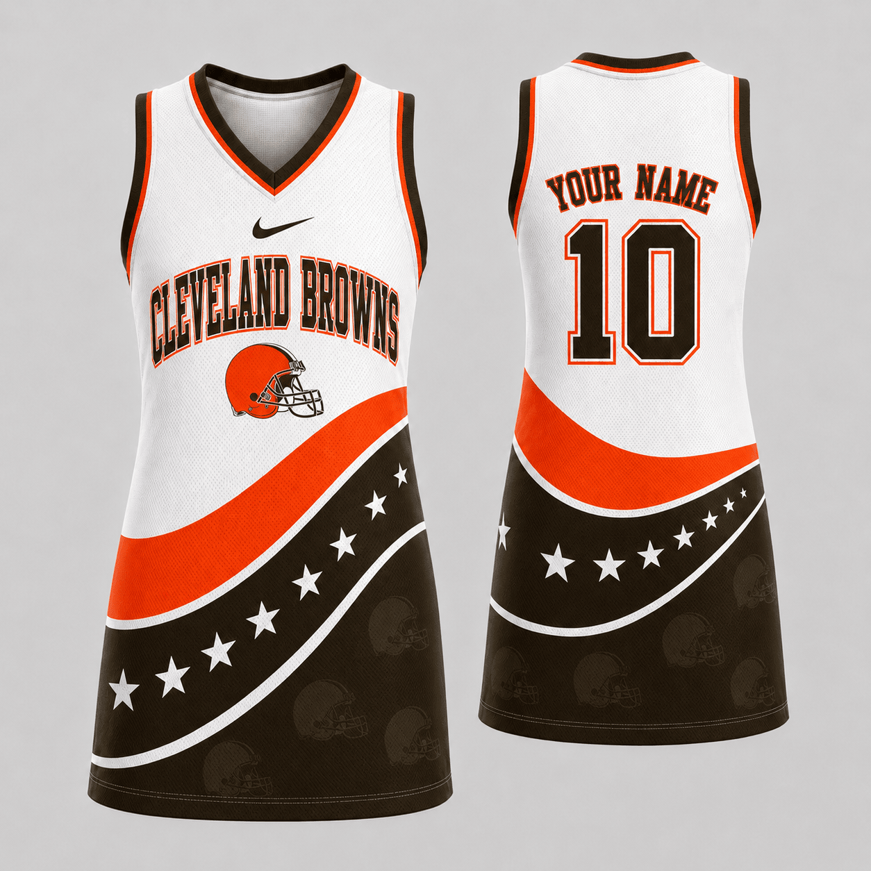 Cleveland Browns | Premium NFL Bold Team Pride Women Jersey Dress TD
