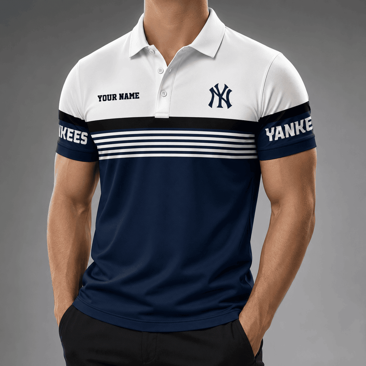 New York Yankees | Premium MLB Personalized Men's Polo Shirt