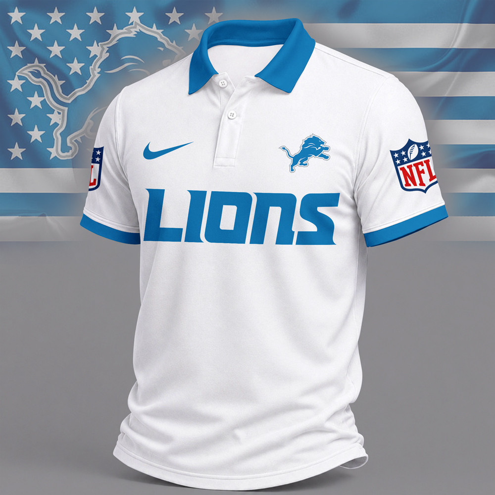 Detroit Lions | Premium NFL Team Classic Polo Shirt NTH1