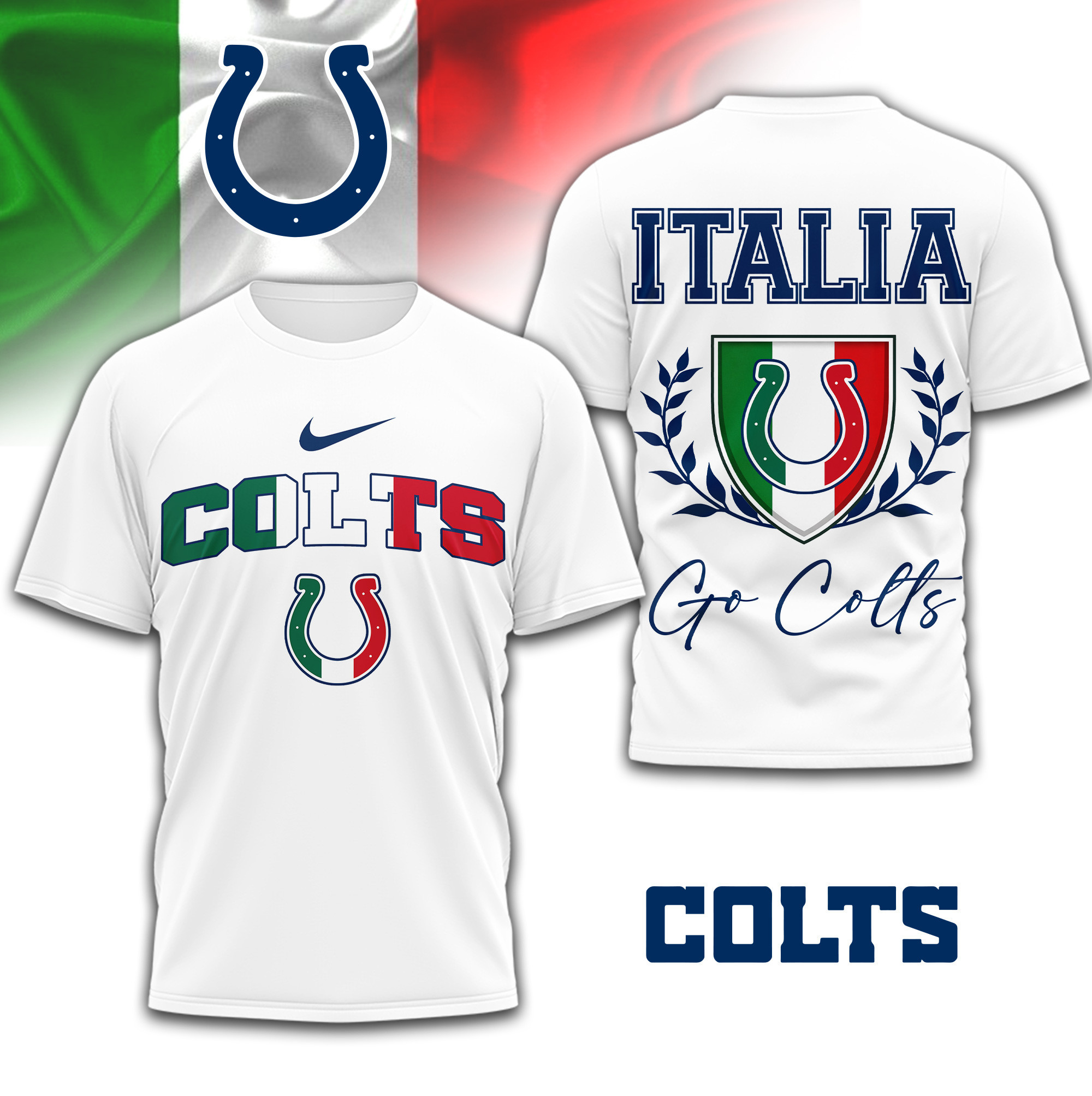 Indianapolis Colts | Premium NFL Italia 3D Shirt TD090126