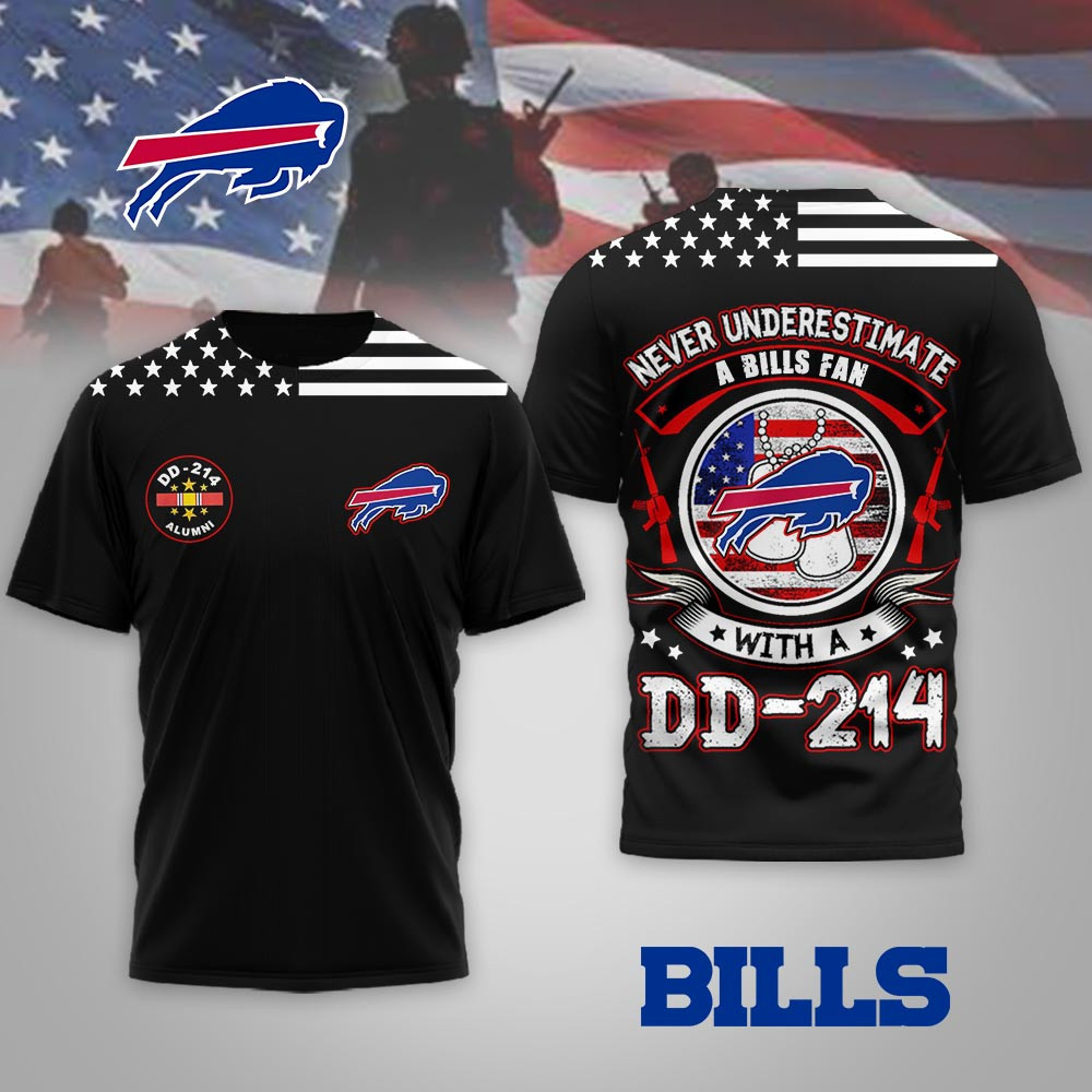 Buffalo Bills | Premium NFL DD-214 Alumni 3D Shirt MM
