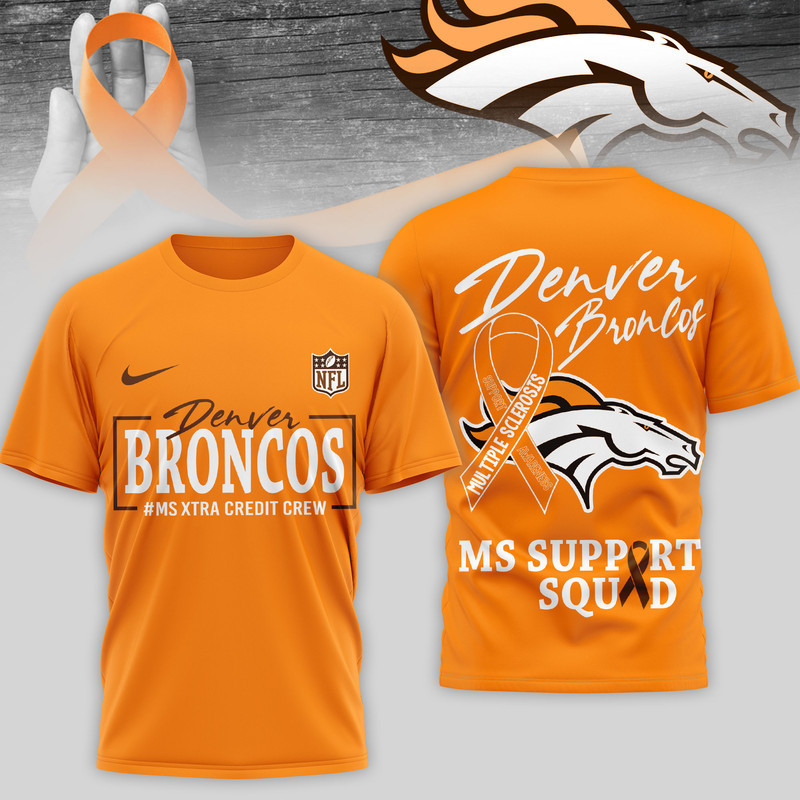 Denver Broncos | Premium NFL MS Support 3D T-Shirt HY