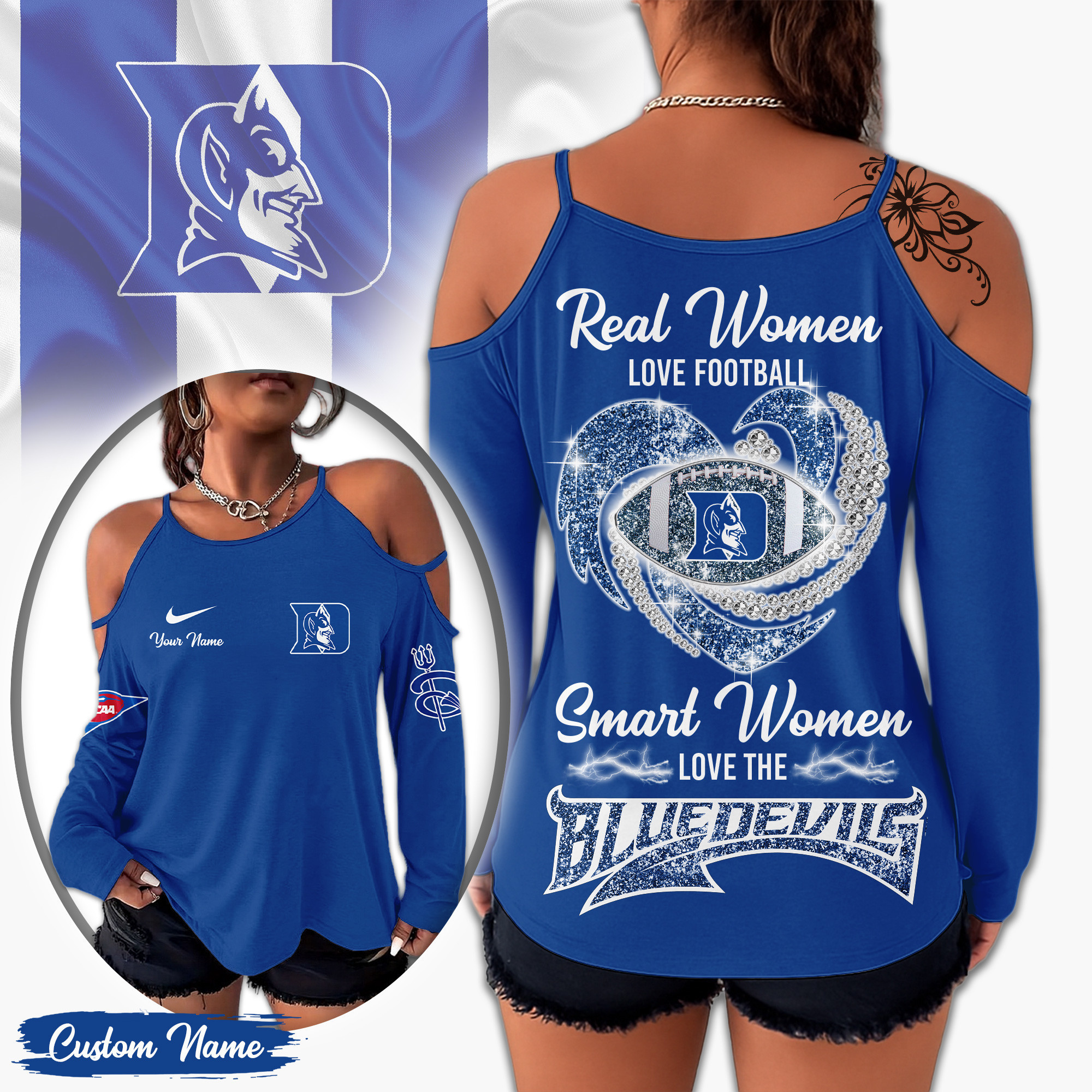 Duke Blue Devils | Premium NCAA Lady Tshirt TD